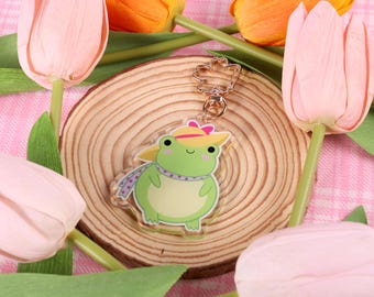 Llavero de rana elegante