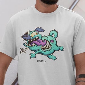 Zombie Pug Graphic Tee, Cotton Unisex T-Shirt, Creepy Dog Streetwear, Funny Halloween Aesthetic, Undead Horror Pet Lover Shirt