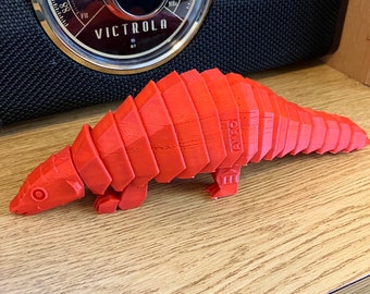 Juguete antiestrés impreso en 3D Pangolín