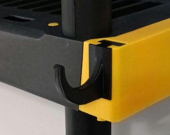 J-Hook for Project Source Commander Utility Shelves for Garage, Tools, Poles, etc.
