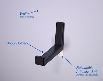 Soporte para carrete de filamento de impresora 3D, archivo STL/Step, carrete de 1 kg, montaje en pared