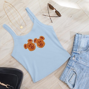 Mickey Waffle Tank Top – Disney Foodie Shirt, Disney Park Outfit, Cute Breakfast Lover Tee, Magical Vacation Top, Disney Trip Apparel