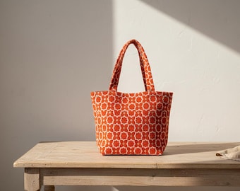Moroccan Brocade Fabric Bag, Handmade Brocade Bag, Tote Bag, A Breath of Authenticity, Moroccan Crafts