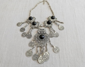Traditional Amazigh Berber Necklace – Elegant Moroccan Jewelry – Berber Heritage for Wedding & Festive Necklace, vintage necklace