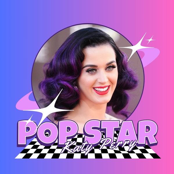 Katy Perry Pop Star Legend Digital download Png dtf dtg  Sublimation