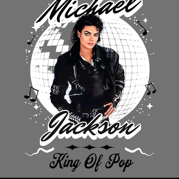 Michael Jackson King Of Pop Png Digital Clipart Digital download