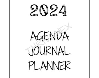 2024 Calendar Digital Journal Planner Task Organizer Financial Records Keeping Printable Task Tracker Download Calendar Notebook Download