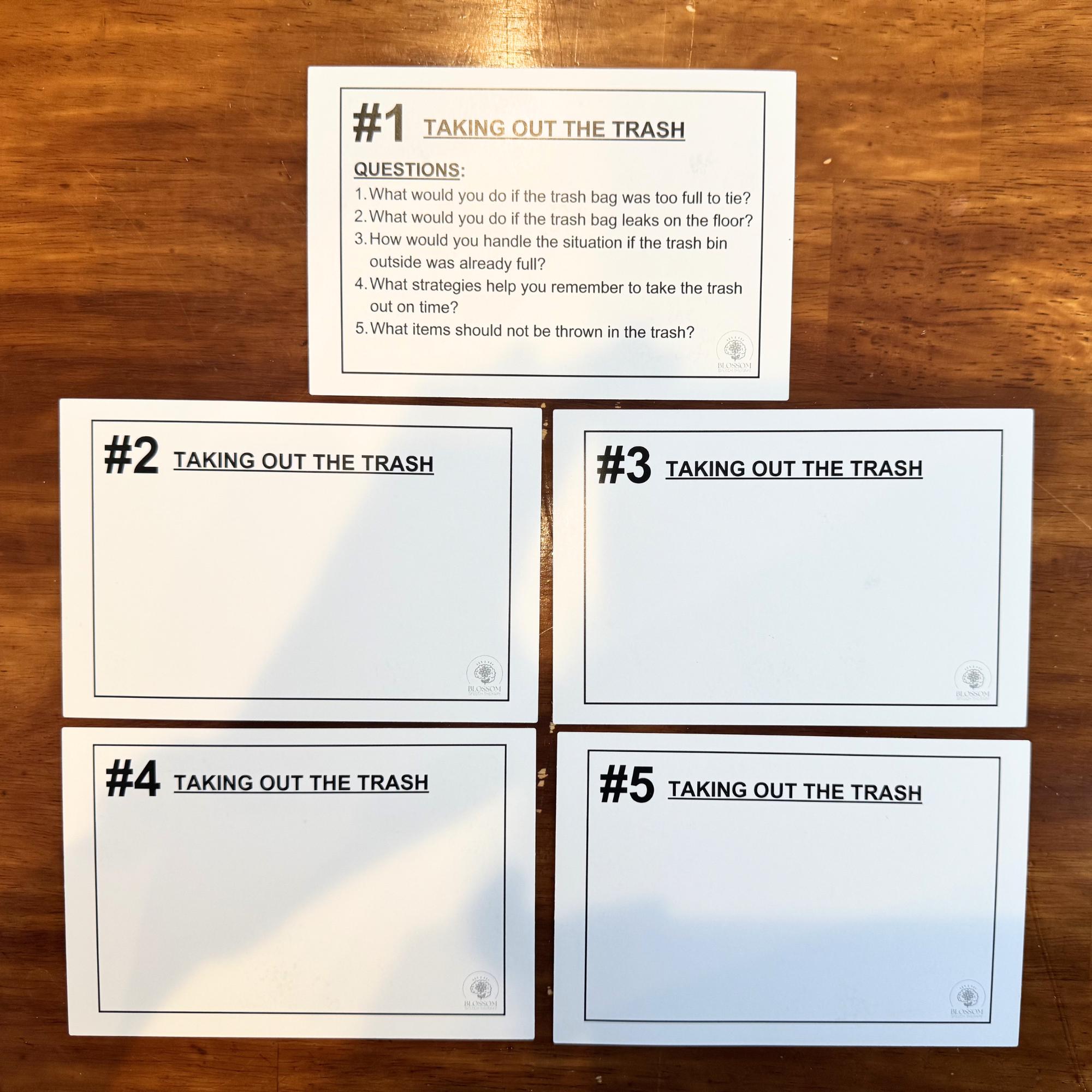 ADL Sequencing Cards: Adult Speech Therapy, Cognitive Skills- Physical ...