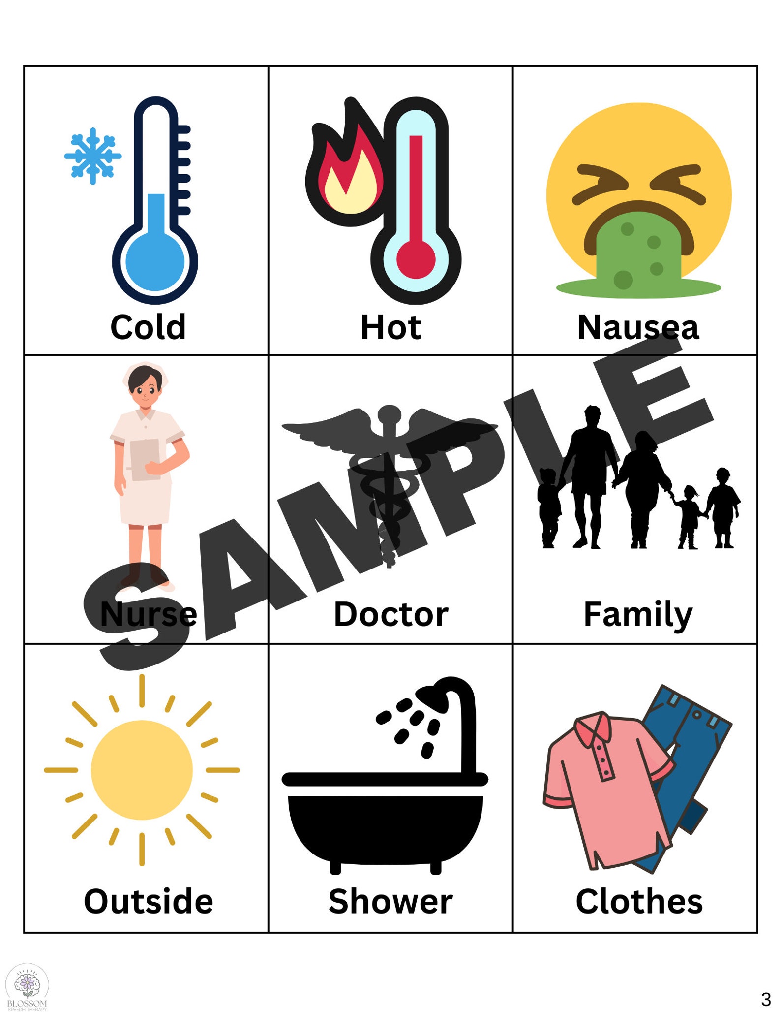 Hospital AAC Communication Board - Etsy