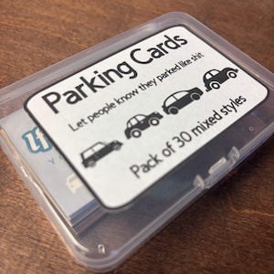 Parking Cards Mix Pack