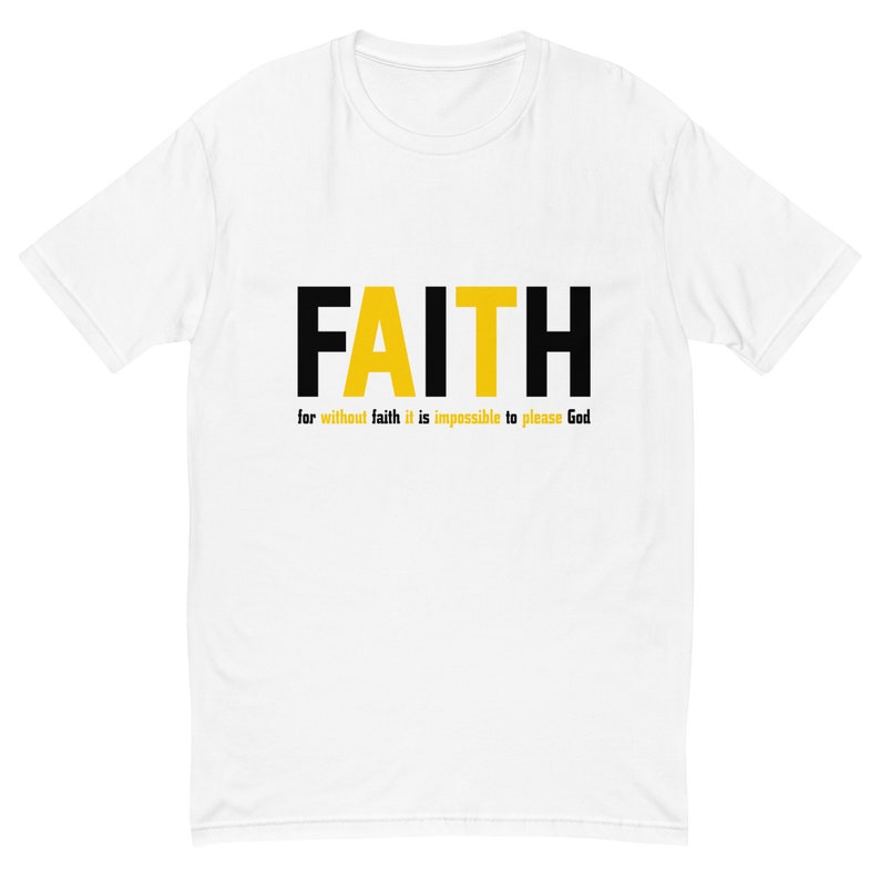 FAITH Short Sleeve T-shirt - Etsy