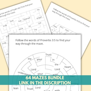Bible study activities for children