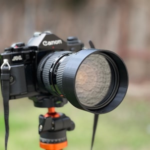 Canon FD 35-105mm F3.5 3D Printed Lens Hood (Physical Item)