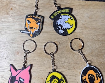 Metal Gear Solid Keychains (3D Printed)