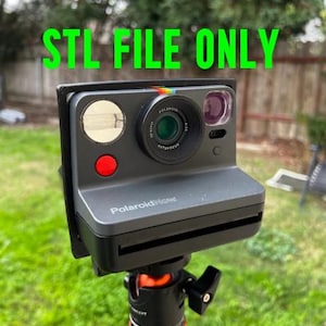 STL FILE ONLY for Polaroid Now Tripod Adapter