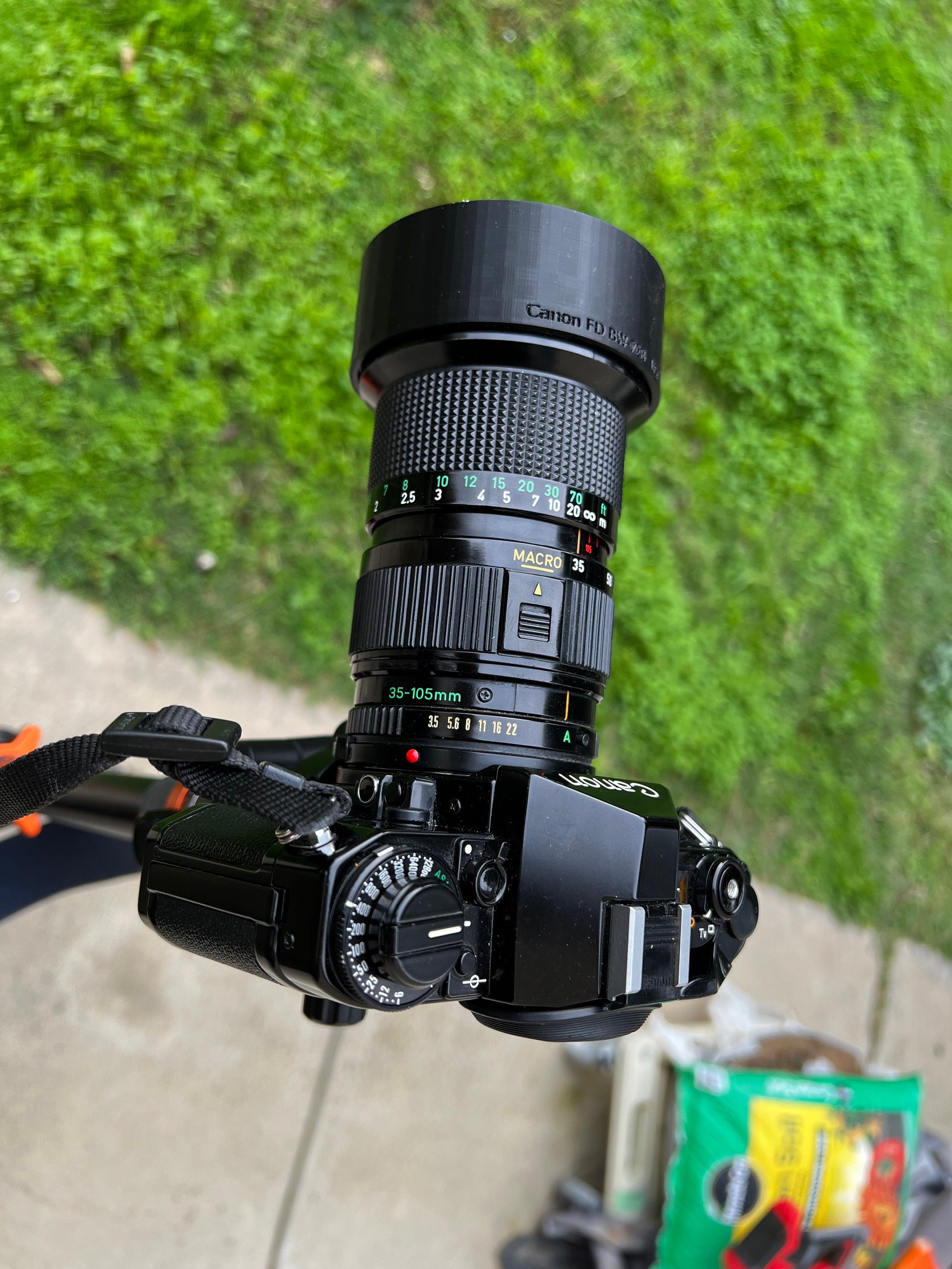 Canon FD 35-105mm F3.5 3D Printed Lens Hood (physical Item Canon FD 35-105mm F3.5 3D Printed Lens Hood (physical Item