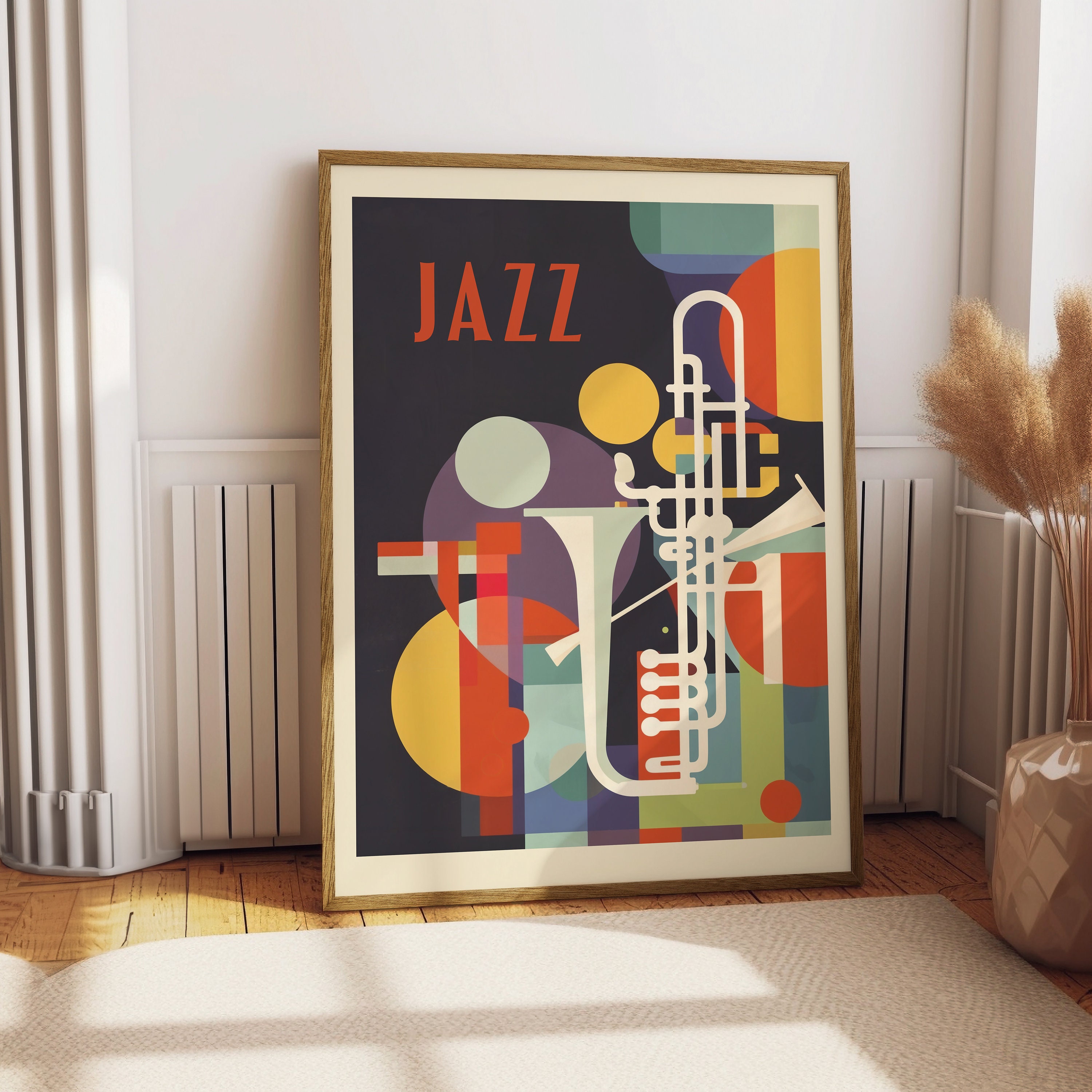 JAZZ Reworked mid century アートポスター  A2 a1_2d77af3c-7b4a-45c9-877a-