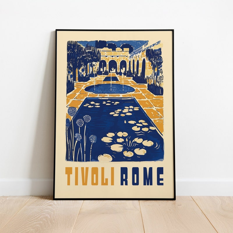 Tivoli Poster - Etsy