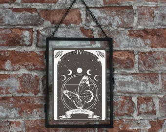 Das Anti Social Tarot Karte Kreuzstich Muster