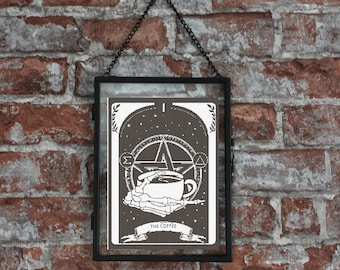 The Coffee Tarot Card Cross Stitch Pattern