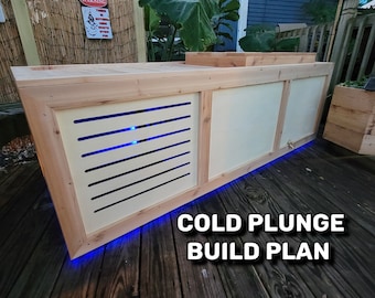 Cold Plunge, Ice Bath, DIY Cold Plunge, Build Plan, Digital Download, PDF