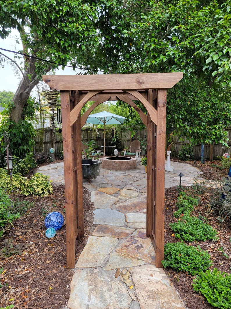 Arbor Trellis / Garden Arbor / Backyard Archway - Etsy