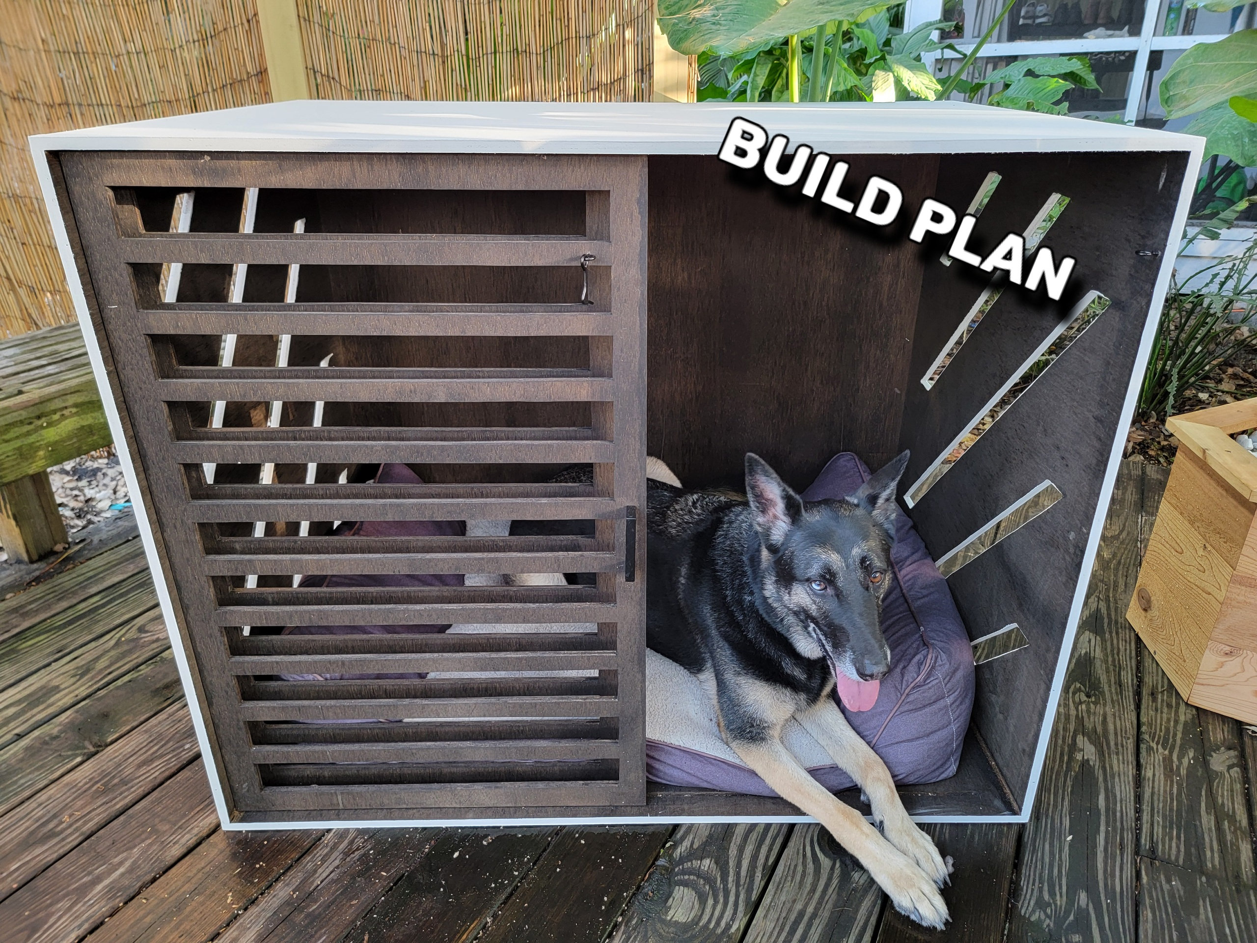 Picture of Dog Kennel / Dog House / Dog Crate / Build Plan - Etsy