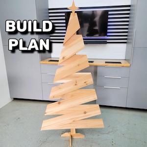 Spiral Christmas Tree / Cedar Christmas Tree / Build Plan