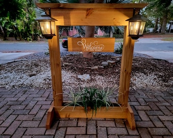 Welcome Plant Stand / Greeting's Stand / Welcome Sign / Build Plan
