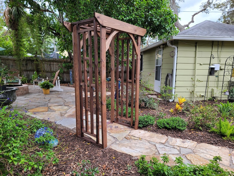 Arbor Trellis / Garden Arbor / Backyard Archway - Etsy