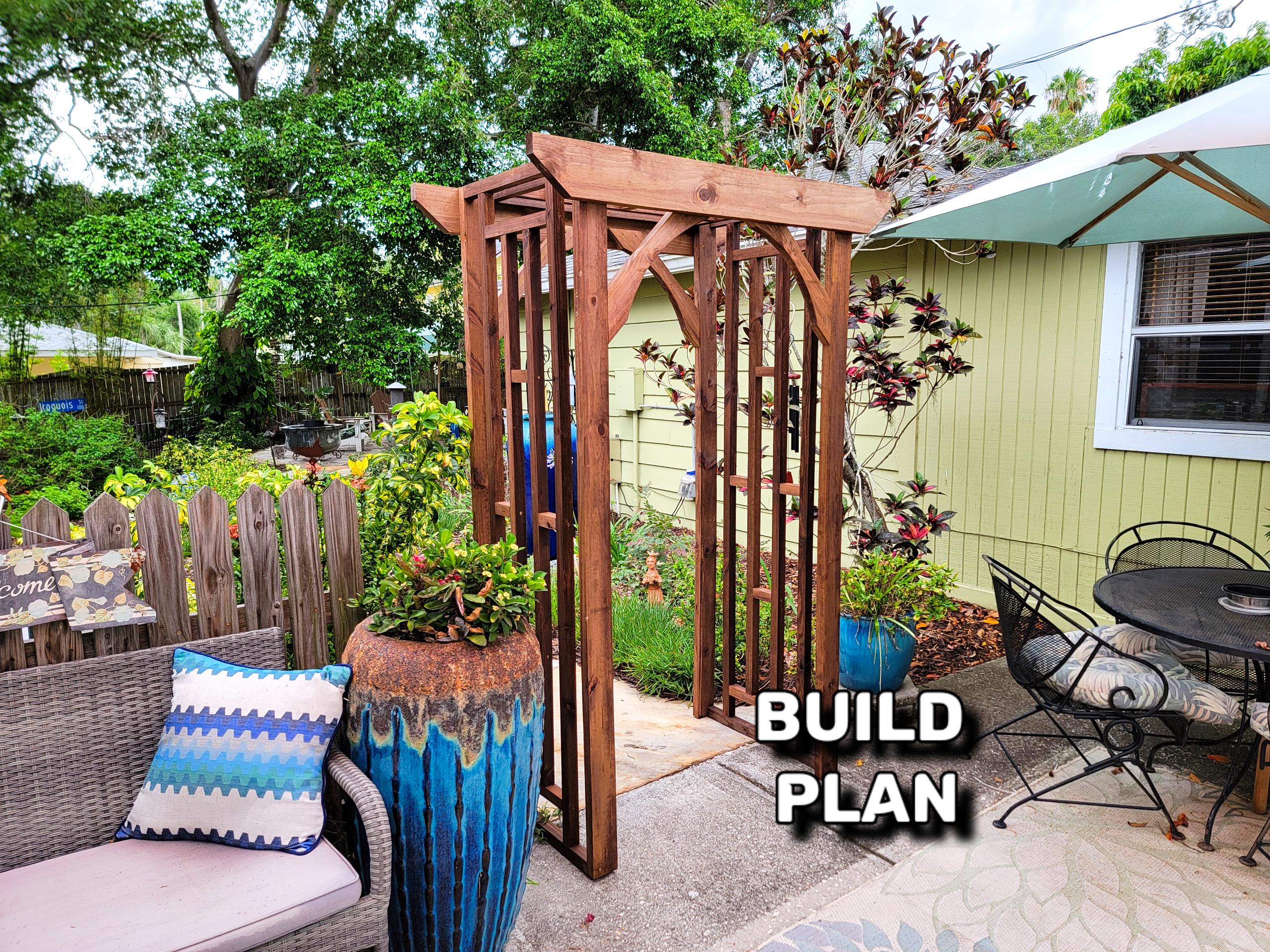 Arbor Trellis / Garden Arbor / Backyard archway