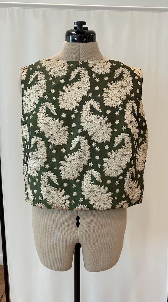 Vintage Cropped Blouse - Large