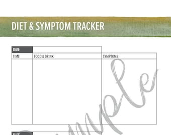 Diet and Symptom Tracker - PDF from the Cancer Treatment Journal