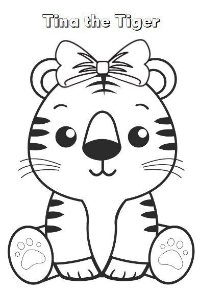 Cute Animals Coloring Pages Printable, Animal Coloring Pages, Kid