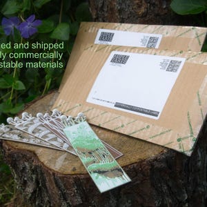 All Mushmarks are shipped from AmpleTaste using compostable and environmentally friendly packaging. I use PURE brand compostable labels, Bio-based tape from Elevate packaging, and single face cardboard. Feel free to throw the packaging in your compost after receiving your mushmark!