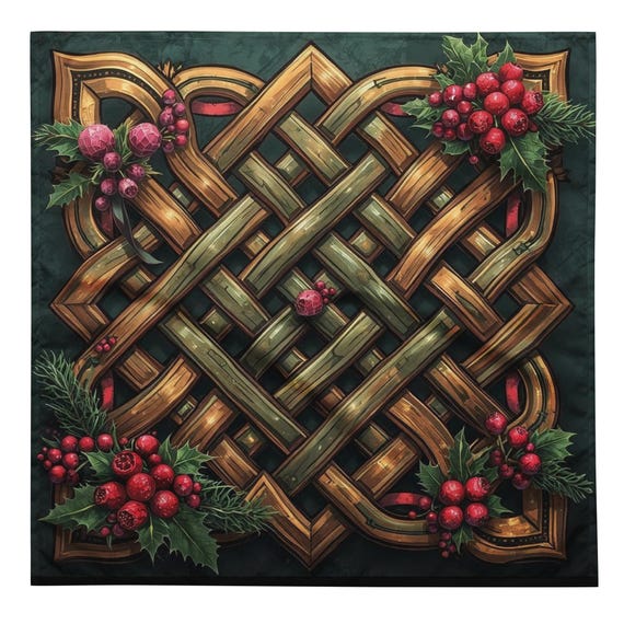 Irish Celtic Nollaig Bandana