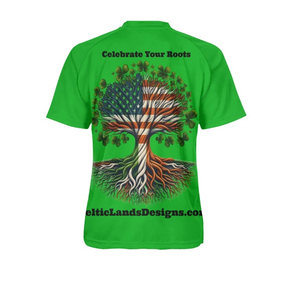Irish Celebrate Your Roots V-neck Tee