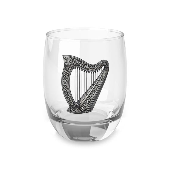 Irish Harp Whiskey Glass