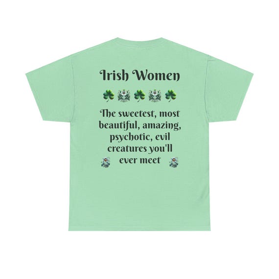Irish Women Heavy Cotton Tee