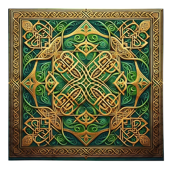 Irish Celtic Emerald Bandana