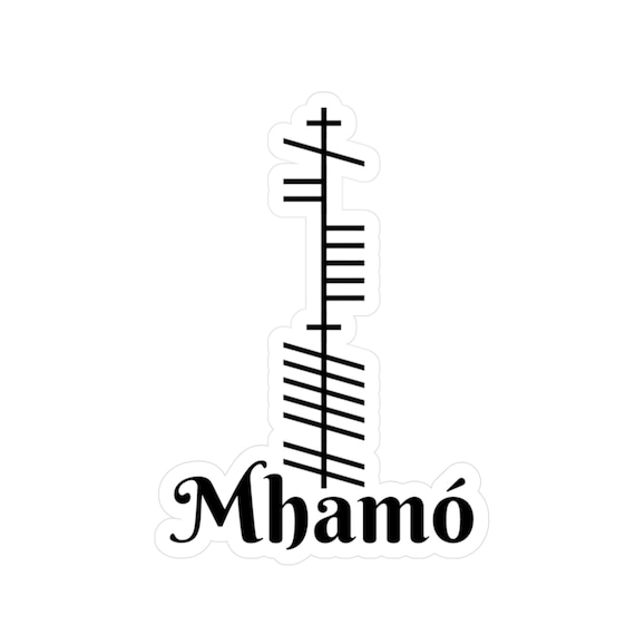 Irish Ogham 'Grandma' Vinyl Decal