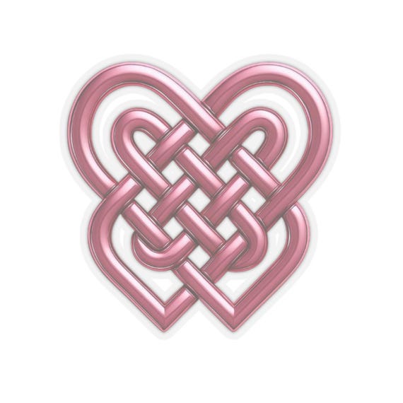 Celtic Serch Bythol Knot Vinyl Decal (Pink)