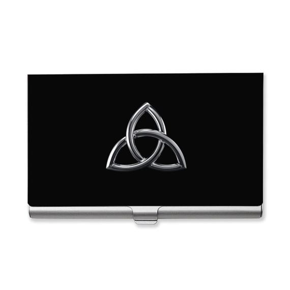 Irish Triquetra Knot Business Card Case