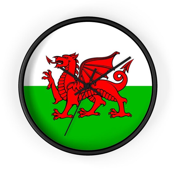 Welsh Flag Wall Clock