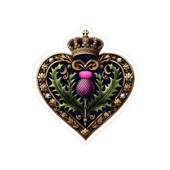 Royal Scottish Thistle Vinyl Decal