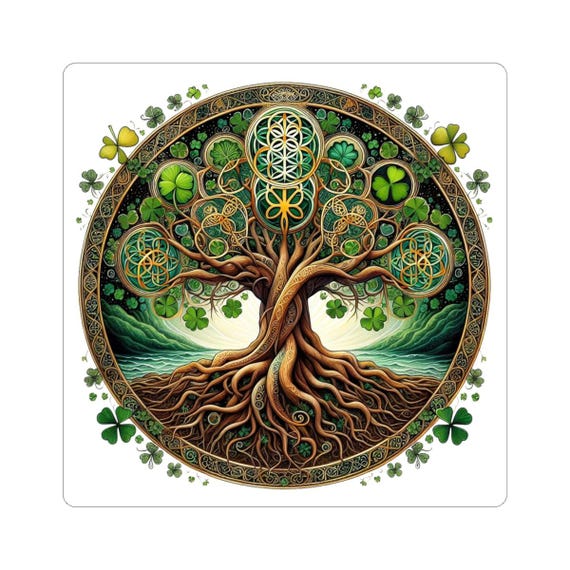 Celtic Tree of Life Vinyl Decal