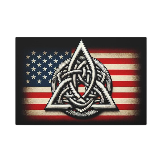 Celtic American Canvas Stretched, 1.5''