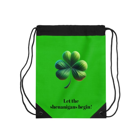 Shamrock Shenanigans Drawstring Bag