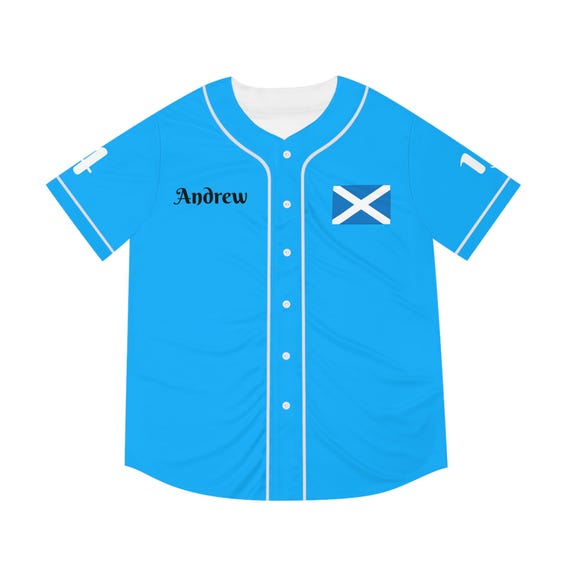 Scotland Forever Men's Baseball Jersey (Scottish Thistle)