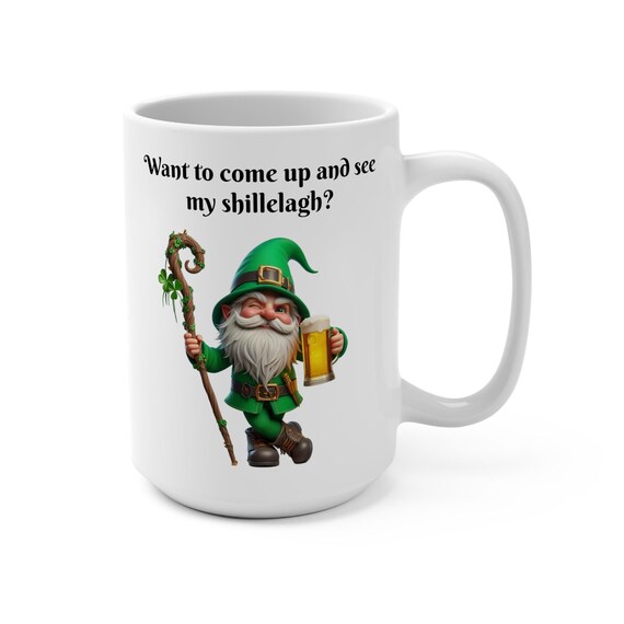 Irish Shillelagh Mug 15oz